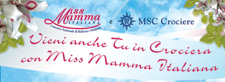 in crociera con Miss Mamma Italiana