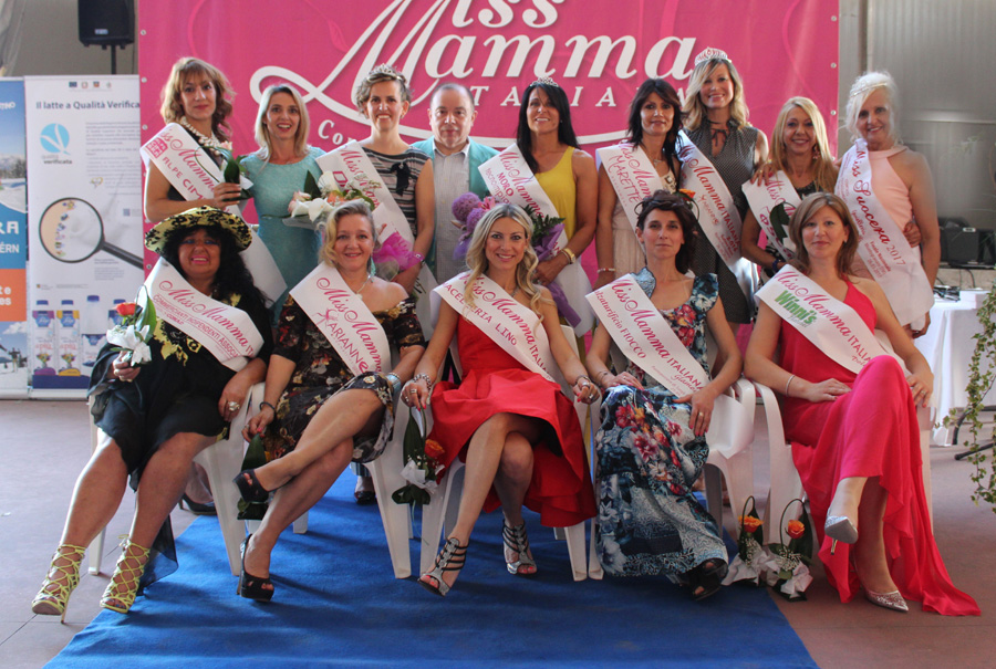 Vincitrici selezione concorso di bellezza Miss Mamma Italiana 2017 a Pontepossero di Sorgà Verona