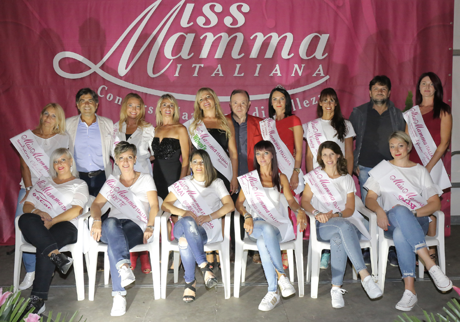Vincitrici selezione Miss Mamma Italiana 2018 a Legnaro, Padova