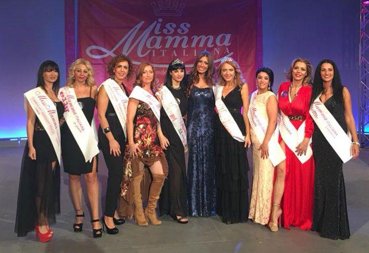 Vincitrici selezione Miss Mamma Italiana 2018 a Marcianise (Caserta)