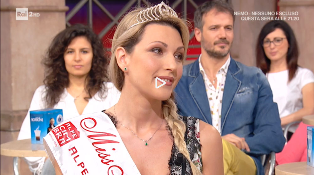 Giorgia Granata Miss Mamma Italiana 2017 ai Fatti Vostri Raidue