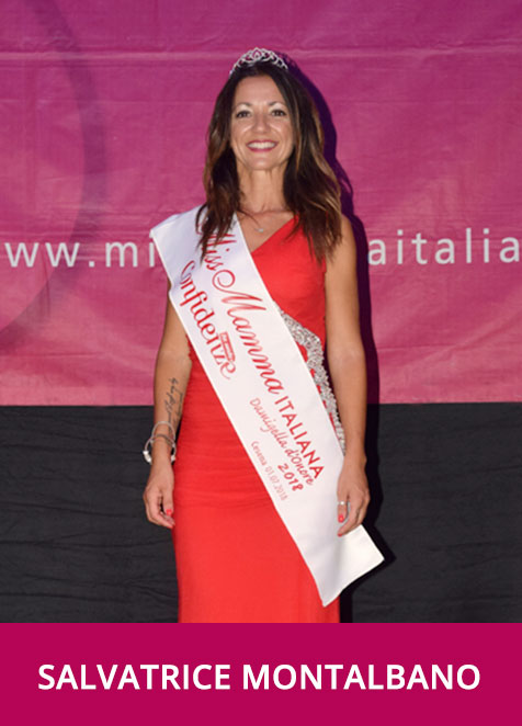 Salvatrice Montalbano Miss Mamma Italiana Damigella d'Onore 2018