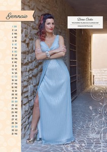 Calendario 2017 Miss Mamma Italiana Gold - Gennaio