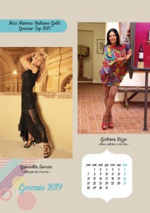 Calendario 2018 Miss Mamma Italiana Gold - Gennaio 2019