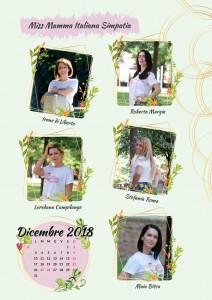 Calendario 2019 Miss Mamma Italiana - Dicembre 2018