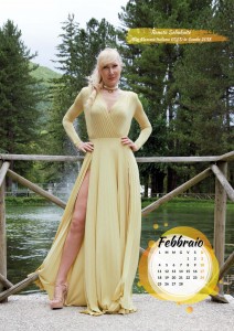 Calendario 2019 Miss Mamma Italiana Gold - Febbraio