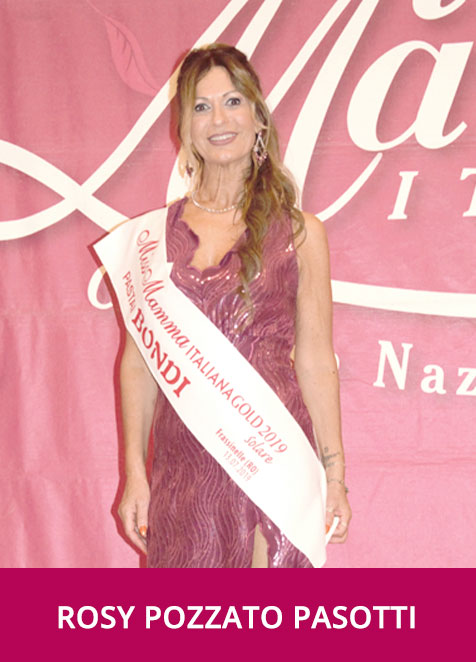 Rosy Pozzato Pasotti Miss Mamma Italiana Gold Solare