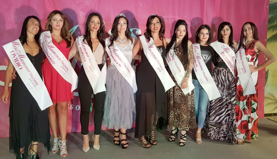 Mamme premiate alla selezione Miss Mamma Italiana 2020 di Sulmona
