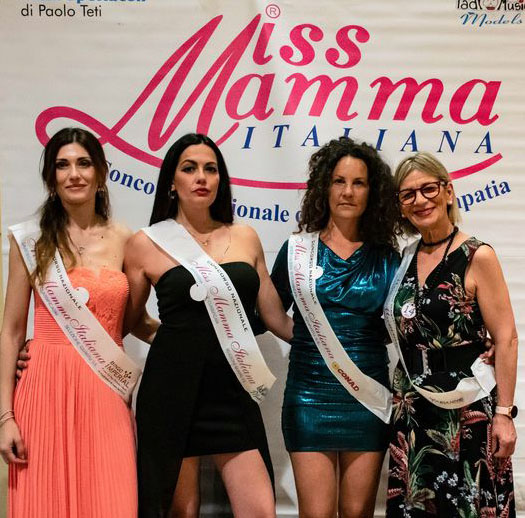 Vincitrici selezione Miss Mamma Italiana 2022 a Quartu Sant'Elena