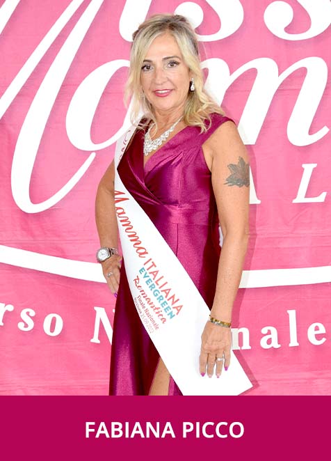 Miss Mamma Italiana Evergreen Romantica 2022 Fabiana Picco