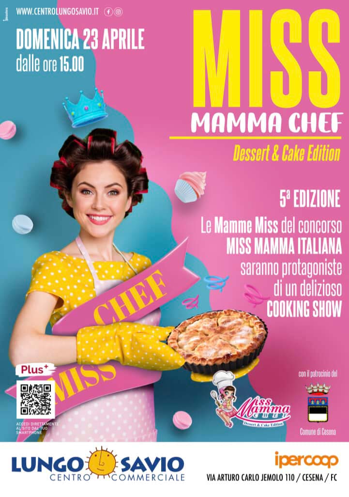 Locandina Miss Mamma Italiana Chef 2023