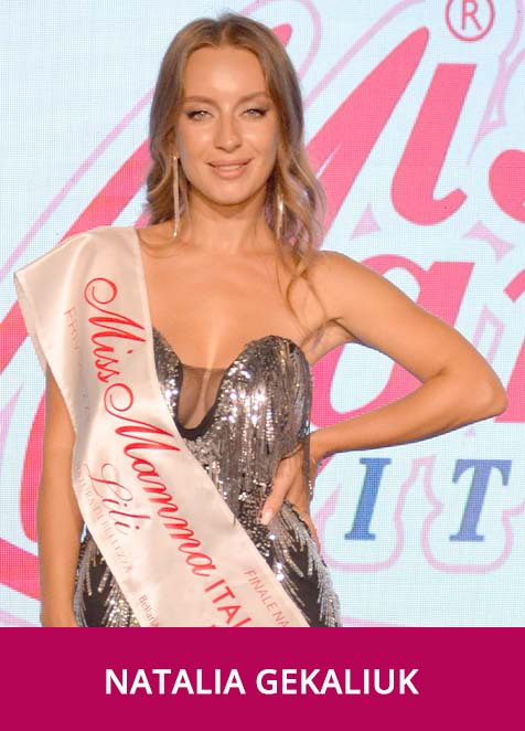 Natalia Gekaliuk Miss Mamma Italiana ELEGANZA 2025