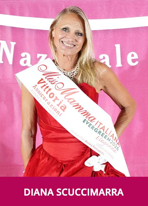 Diana Scuccimarra Miss Mamma Italiana Evergreen 2026 Eleganza