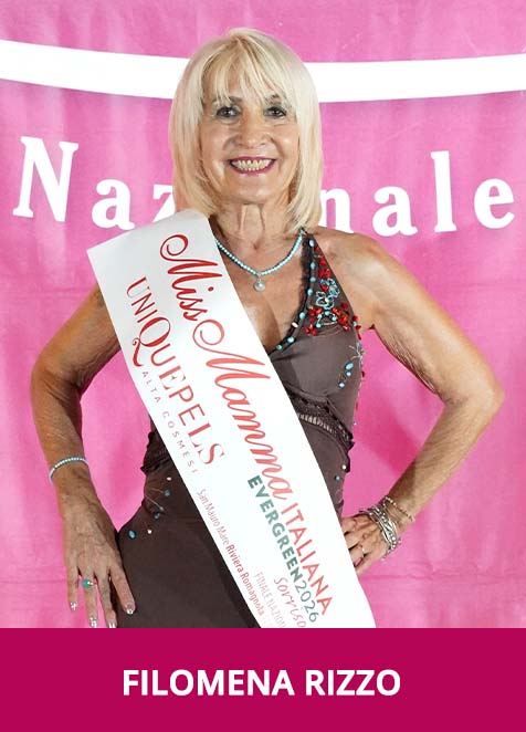 Filomena Rizzo Miss Mamma Italiana Evergreen 2026 Sorriso